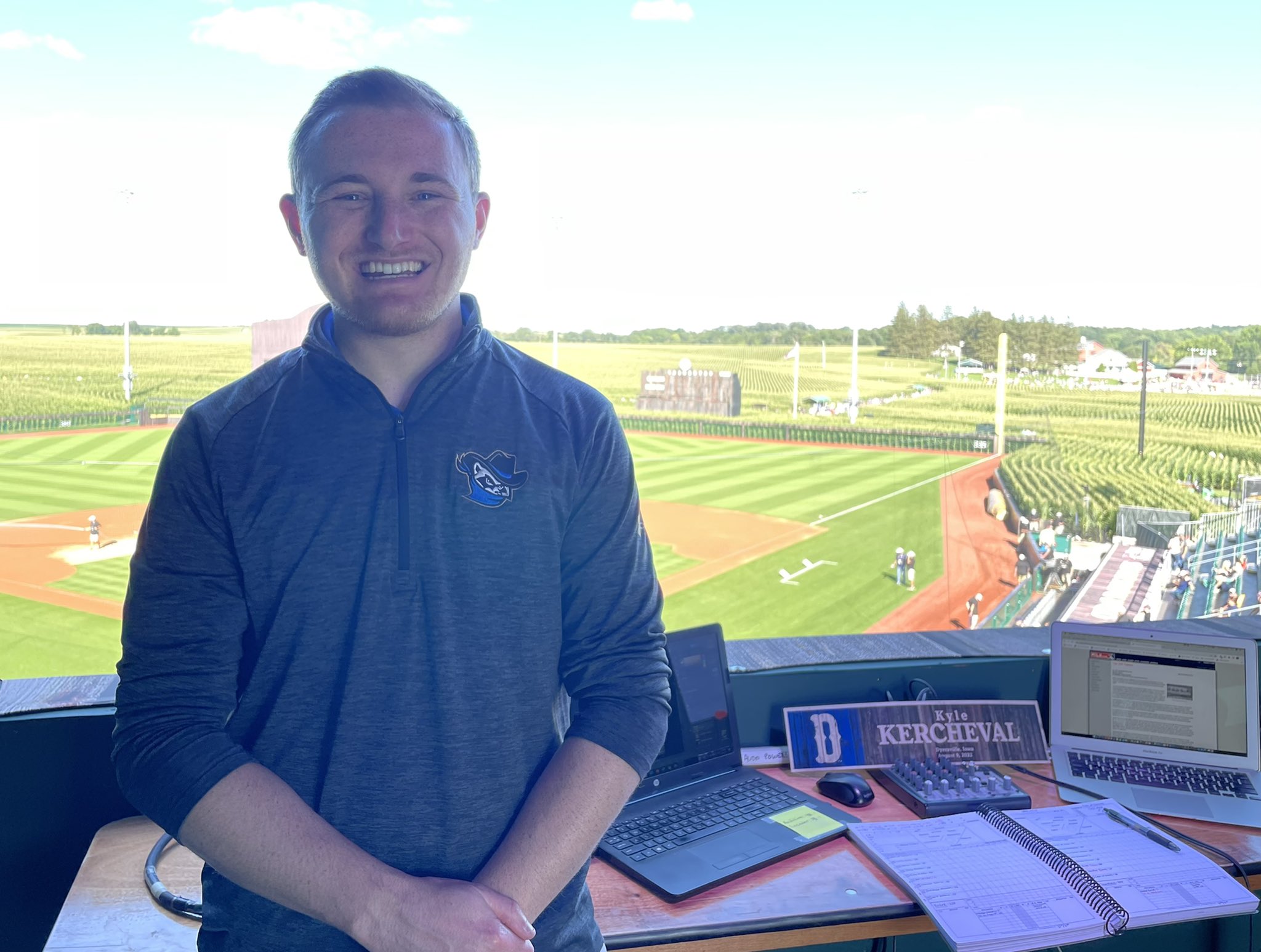 Questions from behind the microphone: Kyle Kercheval